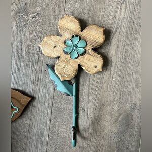 4 for $20 - flower wall hook